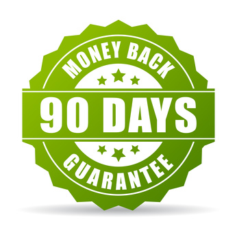 90 days money back green icon
